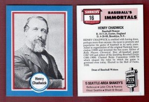 Henry Chadwick Baseball Immortals Sports Card #16