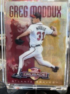 Greg Maddux 1997-98 Donruss Crusade Red /25