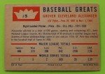 1960 Fleer Grover Cleveland Alexander Baseball Card