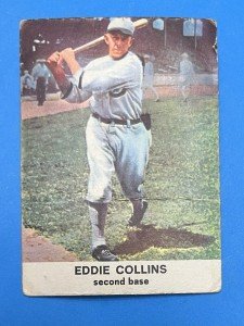 1961 Eddie Collins Golden Press Card #28