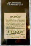 1933 Goudey Lou Gehrig #160 NY Yankees Card