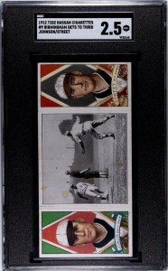 1912 Hassan T202 #9 Walter Johnson Sports Card