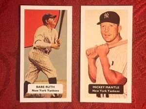 Mickey Mantle & Babe Ruth Rare Card Lot