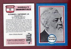 Alexander Cartwright Pioneer Sports Card - Hall of Fame