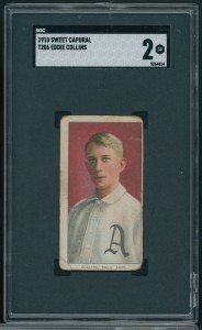 Eddie Collins T206 Baseball Card - HOF Edition