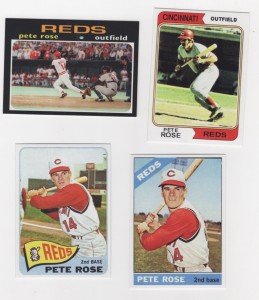 1960s Pete Rose 4,192 Hits Baseball Reprints