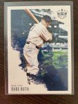 Babe Ruth Baseball Card Set - 2 Cards