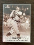 Babe Ruth Baseball Card Set - 2 Cards