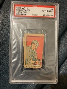 1926 W512 Tris Speaker #4 Sports Card