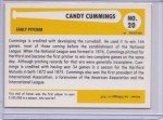 1980-84 SSPC Baseball Immortals Candy Cummings Card