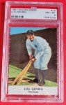 Lou Gehrig 1961 Golden Press Card #16, PSA 8