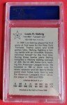 Lou Gehrig 1961 Golden Press Card #16, PSA 8