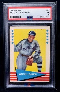1961 Fleer Walter Johnson #49 Sports Card