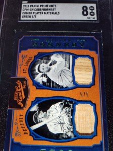 Ty Cobb & Rogers Hornsby Game-Used Bat 5/5