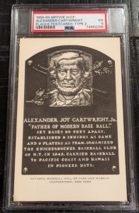 1956-63 Artvue HOF Postcard Alexander Cartwright