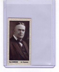 Ban Johnson T206 Centennial Sports Card
