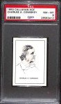 1950 Callahan Charles Comiskey HOF Card PSA 8