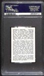 1950 Callahan Charles Comiskey HOF Card PSA 8