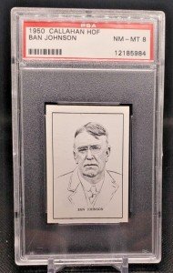1950 Callahan Ban Johnson Hall of Fame Card