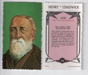 Henry Chadwick Pioneer Limited Edition Art Card
