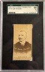 1887 N172 Old Judge Cap Anson Baseball Card