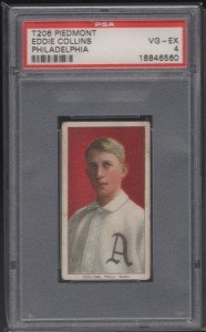 1909-11 T206 Piedmont Eddie Collins Portrait Card