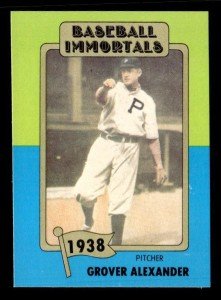 Grover Cleveland Alexander 1980-87 SSPC HOF Card