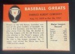 1961 Fleer Baseball Greats Charlie Comiskey Card
