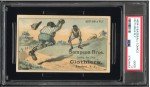 1887 H804-5 Out On A Fly Baseball Card