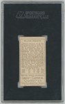 1911 T205 Walter Johnson Sports Card SGC 1
