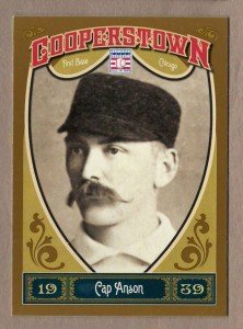 Adrian Cap Anson 2013 Panini Cooperstown Card