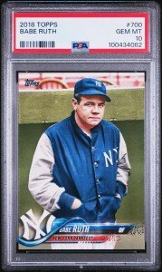 Babe Ruth Card + 10 Modern MLB Chase Cards