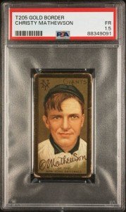 Christy Mathewson T205 Gold B - Rare Find!