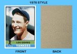 Lou Gehrig Baseball Trading Card - ACEO Art