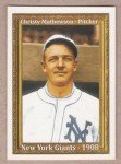 Christy Mathewson New York Giants 50th Anniversary Card