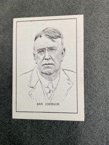 Ban Johnson 1950-56 Callahan Hall of Fame Card