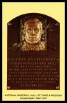 Alexander Cartwright Cooperstown Hall of Fame Postcard