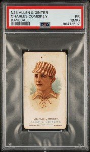 1888 N28 Allen & Ginter Charles Comiskey Card