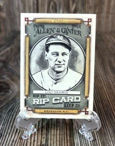 Lou Gehrig 2024 Topps Allen & Ginter Rip Card