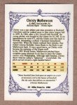Christy Mathewson New York Giants 50th Anniversary Card