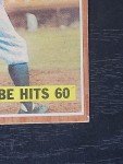 1962 Topps Babe Ruth Babe Hits 60 Card