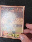 1962 Topps Babe Ruth Babe Hits 60 Card