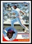 1983 Topps George Wright Baseball Card #299