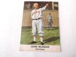 John McGraw 1961 Golden Press Baseball Card #23