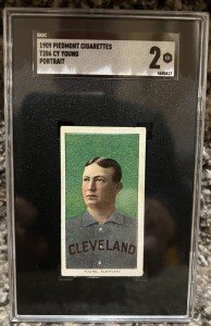 1909 T206 Cy Young Portrait Baseball Card