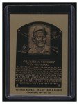 Charles A. Comiskey Metal Hall of Fame Card