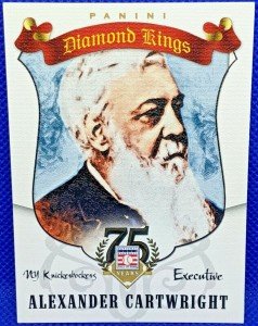 Alexander Cartwright 2014 Panini Hall of Fame Card