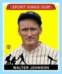 Walter Johnson Washington Senators Art Card