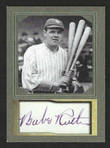 Babe Ruth Yankees Trading Card - D. Gordon ACEO