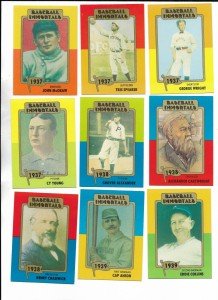 1987 SSPC Baseball Immortals Pick-A-Card Set
